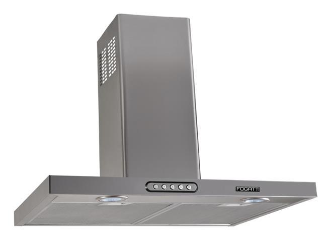 Coifa de Parede Retangular Fogatti Inox Duto Slim 60CM - 1