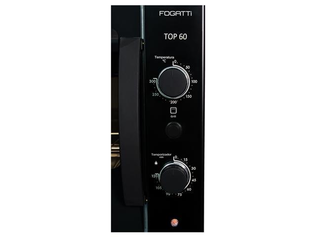 Forno Elétrico de Bancada Fogatti TOP Black 60 Litros - 4