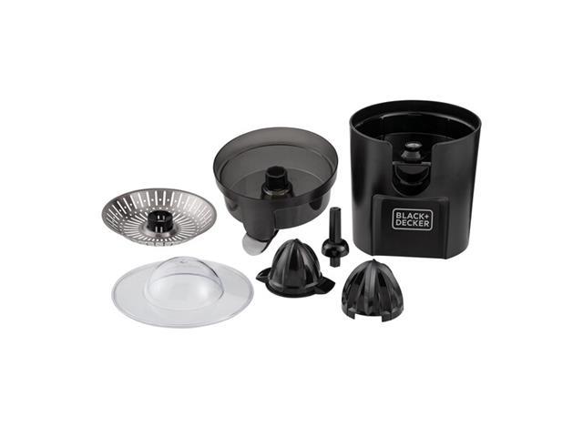 Espremedor de Frutas Black&Decker 100W com 2 Cones Preto/Inox - 3
