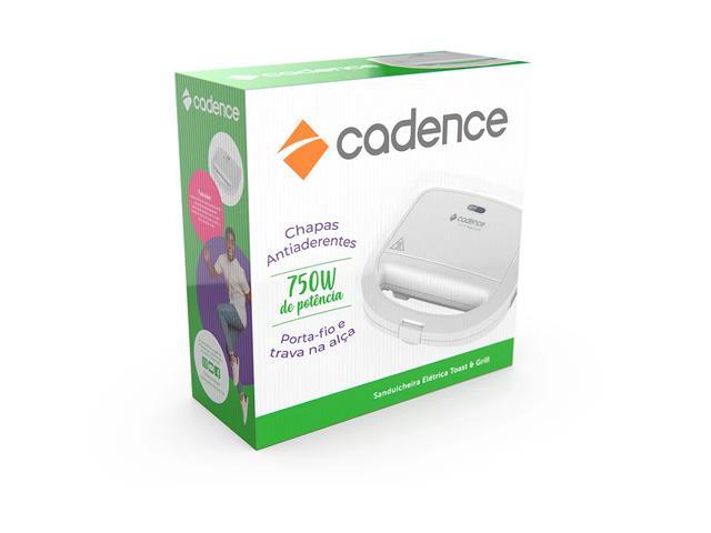 Sanduicheira Elétrica Cadence Toast & Grill SAN265 Branca - 4