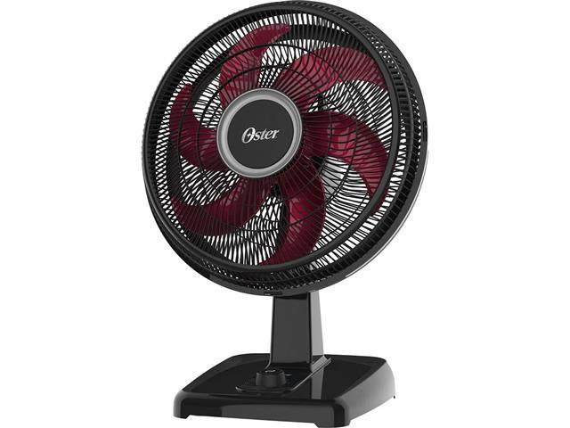 Ventilador Oster Power Fresh OVTR481 6 Pás 2 em 1 Preto/Vermelho - 1