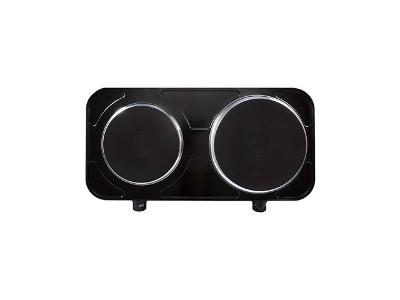 Fogão Elétrico de Mesa Agratto FMP-02 Dois Pratos Preto 2500W