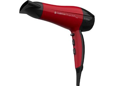 Secador de Cabelos Cadence Rouge Style Preto e Vermelho 