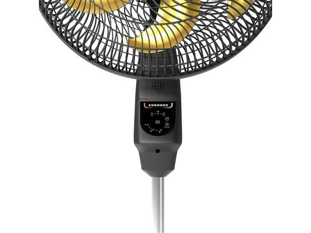 Ventilador De Coluna Mallory Chronos 40cm Preto e Dourado - 3