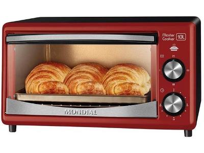 Forno Elétrico Master Cooker 10L Mondial Vermelho 650W  FR-20