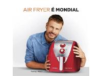 Fritadeira Sem Óleo Air Fryer 8L Mondial Vermelho 1900W  AFN-80-RI - 2