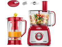 Multiprocessador Turbo Chef 5em1 Mondial Vermelho 1000W  MPN-01-R - 1