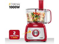 Multiprocessador Turbo Chef 5em1 Mondial Vermelho 1000W  MPN-01-R - 2