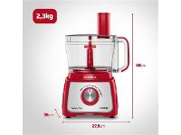 Multiprocessador Turbo Chef 5em1 Mondial Vermelho 1000W  MPN-01-R - 4