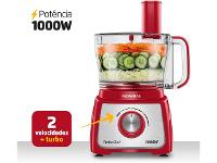 Multiprocessador Turbo Chef 9em1 Mondial Vermelho 1000W  MPN-01-RF - 2
