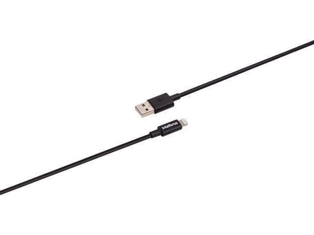 Cabo Usb - Lightning Intelbras 1,2m PVC Preto Eual 12PP - 4