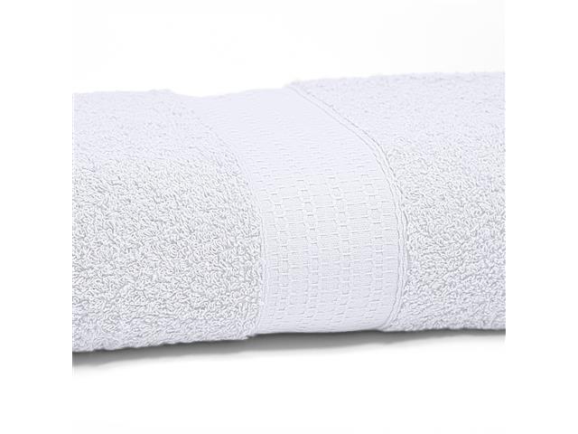 Jogo de Toalhas Bouton Banho e Rosto Branco - 2 Peças - 2