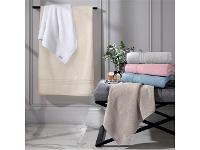 Jogo de Toalhas Bouton Platine 5 Peças Cinza e Branco - 4