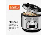 Panela Elétrica Mondial Pratic PE-43-6X Prateada 6 Xícaras 110V - 2