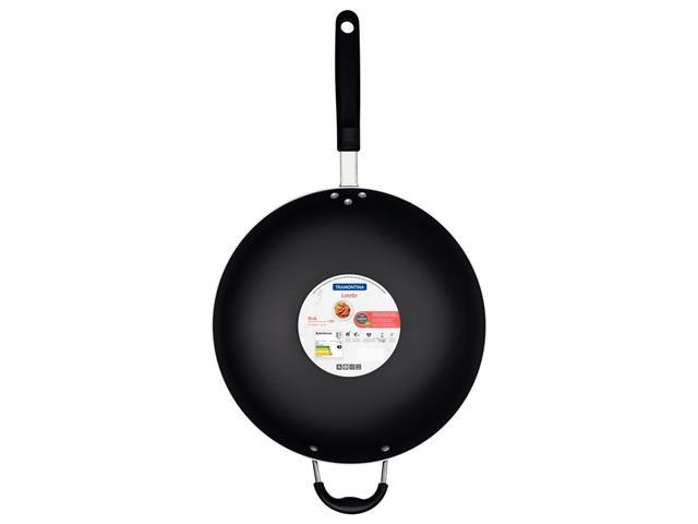 Panela Wok Tramontina Loreto Antiaderente Grafite 36CM - 3