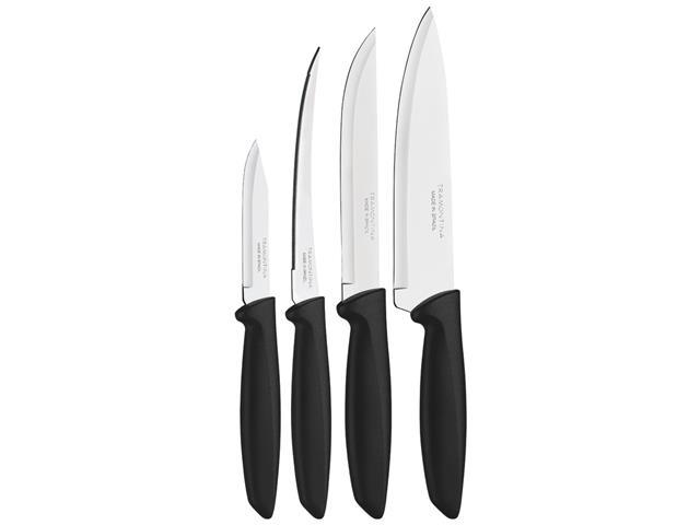 Jogo de Facas Tramontina Plenus Preto 4 Peças - 1