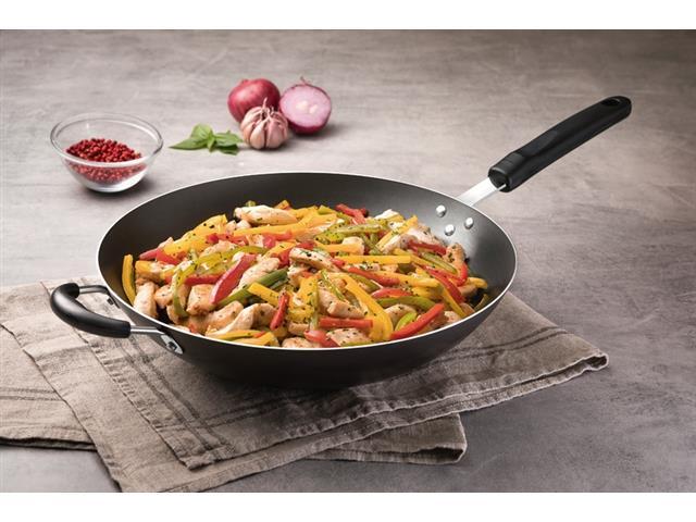 Panela Wok Tramontina Loreto Antiaderente Grafite 32CM - 4