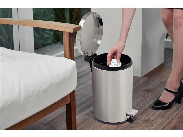 Lixeira Inox com Pedal Tramontina Brasil Plus 5 Litros - 2