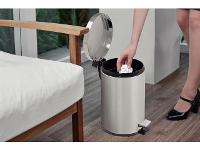 Lixeira Inox com Pedal Tramontina Brasil Plus 5 Litros - 2