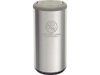 Lixeira Inox Tramontina Piemonte Acabamento Scotch 40 Litros Cinza - 1