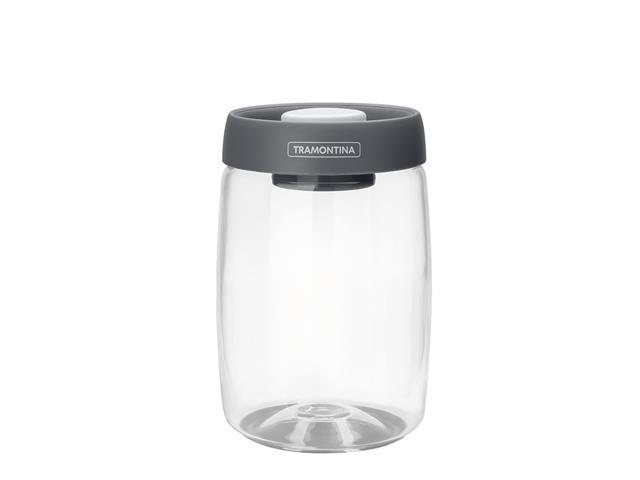 Pote de Vidro Trampontina Purezza Tampa Plástica a Vácuo 1,2 Litros - 1