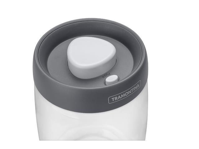 Pote de Vidro Trampontina Purezza Tampa Plástica a Vácuo 1,2 Litros - 3