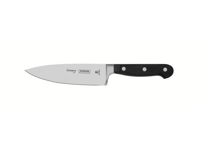 Faca Chef Tramontina Century com Lâmina em Aço Inox e Cabo 6" - 1