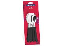 Conjunto de Colheres de Mesa Tramontina Leme Preto 12 Peças - 1