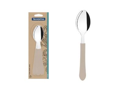 Conjunto de Colheres de Mesa Tramontina Leme Cinza 3 Peças