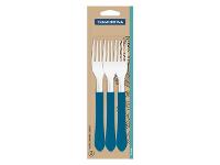 Conjunto de Garfos de Mesa Tramontina Leme Azul Oceano 3 Peças - 2