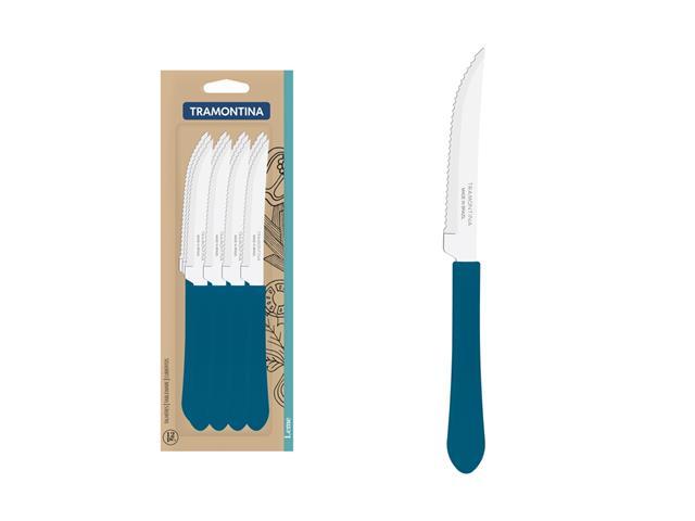 Conjunto de Facas para Churrasco Tramontina Leme Azul Oceano 12 Peças - 1