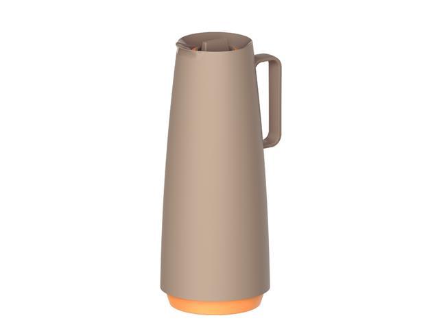 Bule Térmico Tramontina Exata Ampola de Vidro 1 Litro Bege - 1