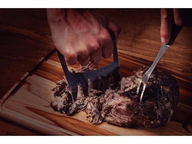 Garra Multiuso Tramontina Churrasco Black Aço Inox e Cabo de Madeira - 3