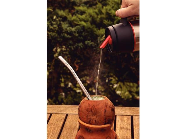 Bomba de Chimarrão Tramontina Ilex em Aço Inox Liso com Rosca 23CM - 3