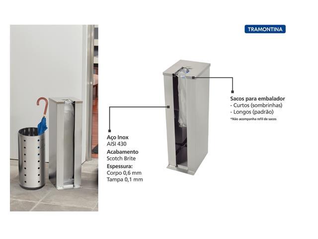 Embalador de Guarda-Chuvas Tramontina em Inox com Acabamento Escovado - 3