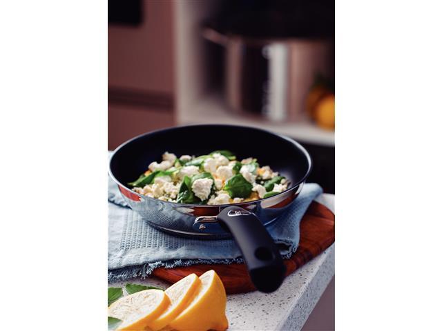 Frigideira Tramontina Solar Silicone Rasa Aço Inox Antiaderente 20CM - 4