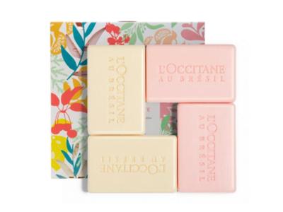 Kit L'Occitane au Brésil Sabonetes Perfumado em Barra 4 Unidades