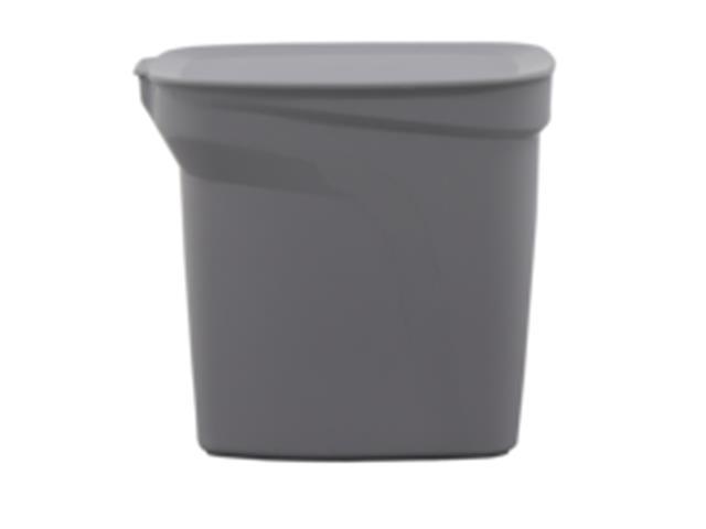 Lixeira Tramontina Compact 7 Litros Cinza - 2