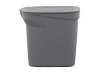 Lixeira Tramontina Compact 7 Litros Cinza - 2