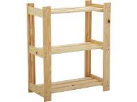 Estante Tramontina Modulare em Madeira Pinus com 3 Prateleiras - 1