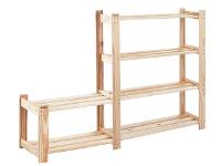 Estante Tramontina Modulare em Madeira Pinus com 4 Prateleiras - 2