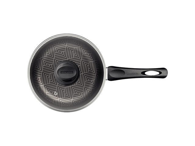 Panela Tramontina Paris Antiaderente Chumbo com Tampa de Vidro 22CM - 2