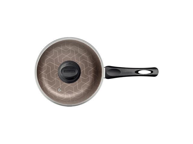 Panela Tramontina Paris Antiaderente Vermelho com Tampa de Vidro 16CM - 3