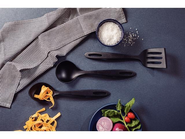 Jogo de Utensílios Tramontina Ability em Nylon Preto 3 Peças - 3