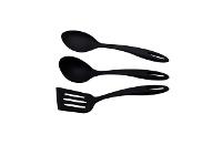 Jogo de Utensílios Tramontina Ability em Nylon Preto 3 Peças - 1