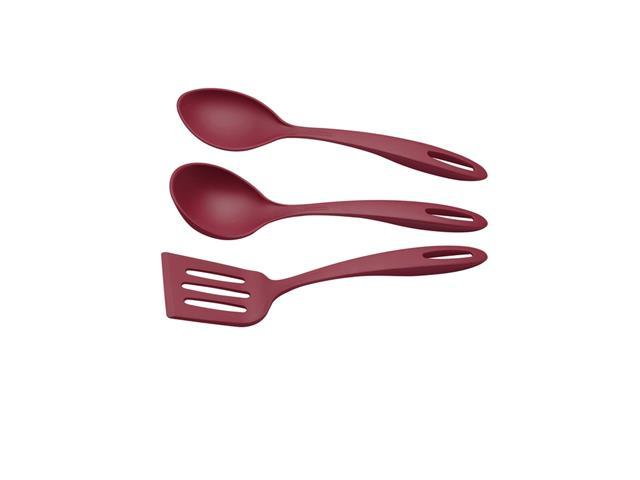 Jogo de Utensílios Tramontina Ability em Nylon Vermelho 3 Peças - 1