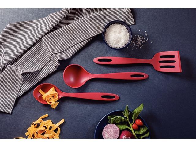 Jogo de Utensílios Tramontina Ability em Nylon Vermelho 3 Peças - 3