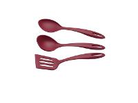 Jogo de Utensílios Tramontina Ability em Nylon Vermelho 3 Peças - 1