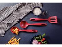 Jogo de Utensílios Tramontina Ability em Nylon Vermelho 3 Peças - 3