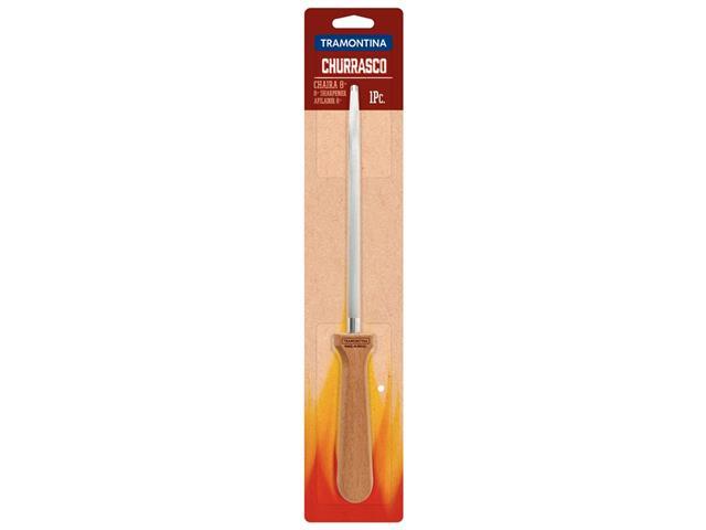 Chaira Tramontina Churrasco com Haste em Aço Carbono Natural 8" - 2